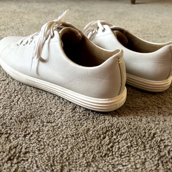 Cole Haan Men's Grand Crosscourt II White Leather Shoes C26515 - Size 11.5 - Picture 3 of 5